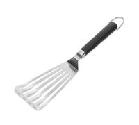 Weber Spatule Flexible pour plancha (41cm), en Acier Inoxydable, Design Fendu, Bords biseautés, poignée Confortable antidérapante, Lavable au Lave-Vaisselle - Argent (6780)