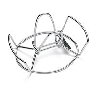 Weber Support de Cuisson pour Poulet en Acier Inoxydable, avec poignées, Support pour boîte/récipient pour liquides pour Un Poulet croustillant, uniformément cuit et juteux - Argent (6482)