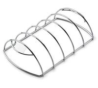 Weber Grill Support de cuisson pour Ribs Q2000 – Inox anti-adhérent, jusqu'à 5 racks (6605)