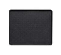 Weber Tapis à Outils en Silicone résistant à la Chaleur avec Bords surélevés pour ustensiles de Barbecue et Protection de Surface, Passe au Lave-Vaisselle, 1,5 x 28 x 23 cm, Noir