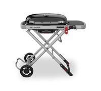 Weber Grill Barbecue à gaz Traveler – acier émaillé noir – 110 x 58,4 x 94,5 cm
