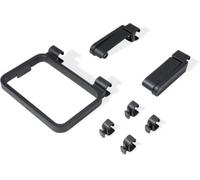 Weber Grill Kit rangement Works 34001006 – support sac poubelle, 4 crochets, porte essuie‑tout Noir