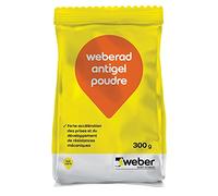 WEBER weberad antigel poudre, accélérateur de prise et développement de résistances mécaniques du béton 300 g