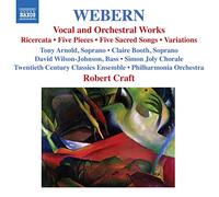 WEBERN (1883-1945) Oeuvres Vocales Et Orchestrales - CD