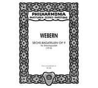 Webern Anton - 6 Bagatelles Op.9 - Score