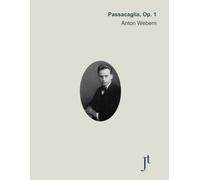 Webern Passacaglia, Op. 1: Full Score For Study And Review