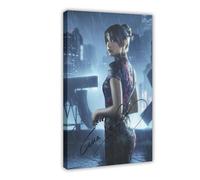 WebeRt Ana De Armas 1 Impression sur toile signée pour chambre à coucher, bureau, chambre, cadeau 40 x 60 cm