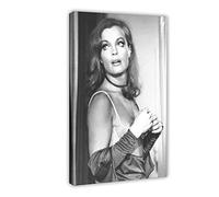 WeBert Poster sur toile de l'actrice Romy Schneider 10 - Décoration de chambre à coucher - Paysage sportif - Décoration de bureau - Cadre cadeau - 50 x 75 cm