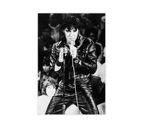 WebeRt Poster sur toile Elvis Presley - Décoration de chambre à coucher, bureau, chambre - Cadeau - 30 x 45 cm