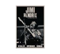WebeRt Poster sur toile Jimi Hendrix 13 - Décoration pour chambre à coucher, bureau, chambre - Cadeau - 30 x 45 cm