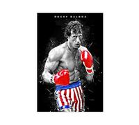 WebeRt Poster sur toile Rocky Balboa Sylvester Stallone pour décoration de chambre à coucher, bureau, chambre, cadeau 30 x 45 cm
