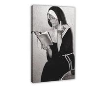 WebeRt Poster vintage humoristique sur toile avec doigt d'honneur pour décoration de chambre à coucher, bureau, chambre, cadeau 50 x 75 cm