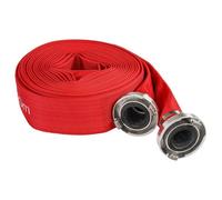 WEBFIRE Tuyau d'incendie plat pour eaux usées fosses septiques 8 bar raccords rapides 2" - 20 m