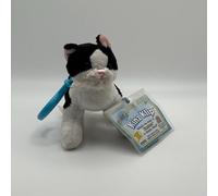 Webkinz Kinz Klip Chat Noir Et Blanc WE687 - Clip Mignon Avec Code