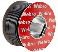 Webro Câble coaxial coaxial RG6 TV et Satellites Noir 50 m