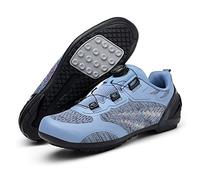 Webrosistol Chaussure Velo Route Homme Femme Extérieur Intérieur Chaussures VTT Plates Baskets de Cyclisme à Semelle en Caoutchouc