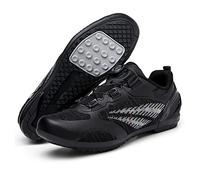 Webrosistol Chaussure Velo Route Homme Femme Extérieur Intérieur Chaussures VTT Plates Baskets de Cyclisme à Semelle en Caoutchouc