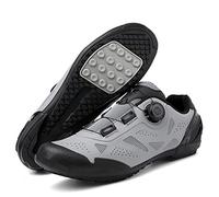 Webrosistol Chaussure Velo Route Homme Femme Extérieur Intérieur Chaussures VTT Plates Baskets de Cyclisme à Semelle en Caoutchouc