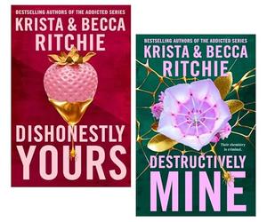 Webs We Weave Series by Krista & Becca Ritchie 2 Books Collection Set (Dishonestly Yours & Destructively Mine)