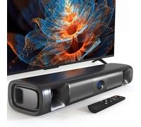 WebsLand Barre de son pour Smart TV, barre de son Bluetooth 5.3 60 W avec basses profondes et voix claire, son surround avec TV ARC/optique/AUX, barre de son fine à fixation murale de 43,2 cm pour TV