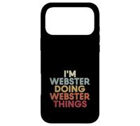 Webster Name Webster Personalized Name First Given Coque pour iPhone 17 Pro Max