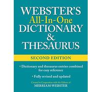Webster's All-In-One Dictionary & Thesaurus