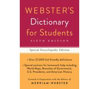 Webster's Dictionary For Students, Special Encyclopedic Edition, Sixth Edition