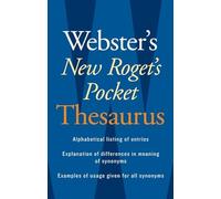 Webster's New Roget's Pocket Thesaurus