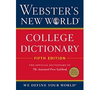 Webster's New World College Dictionary, Fifth Edition: Updated 2020 with new words, 12,000 Americanisms, and clear definitions-official dictionary of AP and The New York Times