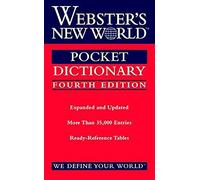 Webster's New World Pocket Dictionary