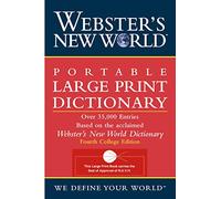 Webster's New World Portable Large Print Dictionary, Second Edition
