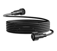 wecan Câble d'extension DMX XLR étanche de 3 m DMX, convertisseur de prise externe DMX pour éclairage de scène, main dans la main, câble DMX étanche à 3 pôles