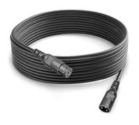 wecan Câbles DMX 5m / 16.4ft Signal Connecteur Lumière de Scène XLR Mâle à Femelle de 3 Broches pour tous les projecteurs à tête mobile LED Par Light