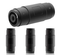 wecan Lot de 4 adaptateurs de conversion de haut-parleur NL4FX - Connecteur audio professionnel mâle vers femelle - Compatible avec Neutrik NL4MP/NL4MPR/NL4FC/NL4FX/NLT4X - Noir