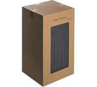 wecansourceitltd® Boîte de 250 100% Biodégradable de Papier Noir/respectueux de l'environnement SIP pailles (14 cm/14 cm) par Ban Le Plastique Paille.