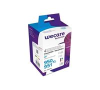 Wecare - Pack de 4 - noir, jaune, cyan, magenta - compatible - cartouche d'encre (alternative pour : HP 950XL, HP 951XL C, HP 951XL M, HP 951XL Y) - pour HP Officejet Pro 251dw, 276dw, 8100, 8600, 861