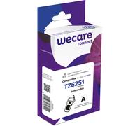 Wecare Ruban compatible Brother TZe-251 - 24 mm x 8 m - Noir sur Blanc