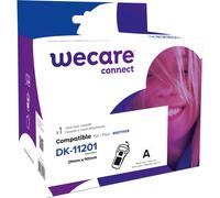 Wecare Ruban compatible DK11201 Brother - K20824OW - Rouleau 29 mm x 90 mm - Noir sur Blanc
