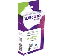 Wecare Ruban compatible Dymo D1 S0720540 - 45014 - 12 mm x 7 m - Bleu sur Blanc