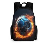 WECECE Cartable CM1 Football École Secondaire Ado Garcon, Sac A Dos Football Primaire Sacs À Dos Pour Enfant, Sac Ecole Daypack Pour Garçons 10 À 18 Ans