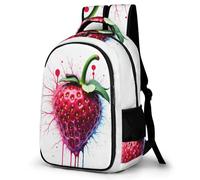 WECECE Cartable Fille Primaire, Sac À Dos Strawberry Pour Garçon CP CE1 CE2 CM1 CM2, Sac Fruit Theme Ecole Décontracté Pour Les Enfants De L'école Primaire Au Collège