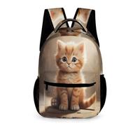 WECECE Cartable Garçon CP Mode Cartable Chat Filles Sacs Mignon Chaton D'école Scolaire Pour Ado Enfant Sac A Dos Pour Ordinateur Portable Loisir De Voyage