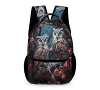 WECECE Cartable Garçon CP Mode Cartable Chouette Filles Sacs Thème Oiseau D'école Scolaire Pour Ado Enfant Sac A Dos Pour Ordinateur Portable Loisir De Voyage