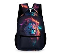 WECECE Cartable Garçon Lion Enfant Sacs Scolaires Filles Sac À Dos Lions Roi des Animaux Scolaires Sac D'école Pour Fille Fils Outdoor Voyage École Daypacks