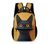 WECECE Cartable Garcon Maternelle Chat Mignon Rucksack De D'enfants Sac À Dos De Chaton Pour CE2 CM1 Garçons Filles De Voyage
