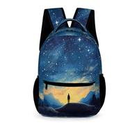 WECECE Cartable Garcon Maternelle Ciel Étoilé Mignon Rucksack De D'enfants Sac À Dos De Coloré Pour CE2 CM1 Garçons Filles De Voyage