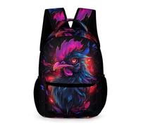 WECECE Cartable Garcon Maternelle Coq de Bruyère Mignon Rucksack De D'enfants Sac À Dos De Animal Imprimé Pour CE2 CM1 Garçons Filles De Voyage