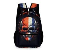 WECECE Cartable Garcon Maternelle Crâne Mignon Rucksack De D'enfants Sac À Dos De Squelette Pour CE2 CM1 Garçons Filles De Voyage