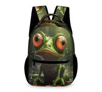 WECECE Cartable Garcon Maternelle Grenouille Mignon Rucksack De D'enfants Sac À Dos De Mocheté Pour CE2 CM1 Garçons Filles De Voyage