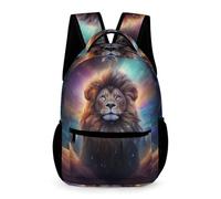 WECECE CArtable Garcon Maternelle Lion Mignon Rucksack De D'enfants Sac À Dos De Roi des Animaux Lions Pour CE2 CM1 Garçons Filles De Voyage